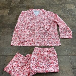 🥵 Men’s Red Pajama Set cozy pockets buttons up